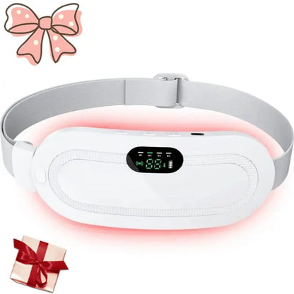Experience Ultimate Comfort with the Cordless Menstrual Heating Pad - Smart Uterus Warmer Belt and Vibrating Abdominal Massager